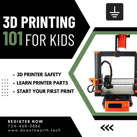 3D Printing 101 for Kids - July 29th @ 2:00 - 3:30 PM